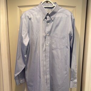 L.L. Bean Light Blue Dress Shirt Traditional Fit Size 16-33